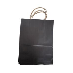 Box of 100 black gift bags